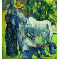 Paul Cézanne (French 1839-1906) La Vie des Champs