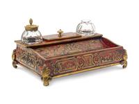 A Napoleon III Boulle Marquetry Inkstand