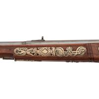 Contemporary Flintlock Rifle in the Style of an Elizabethan Carbine by John B. Derrick (American, b.1936)