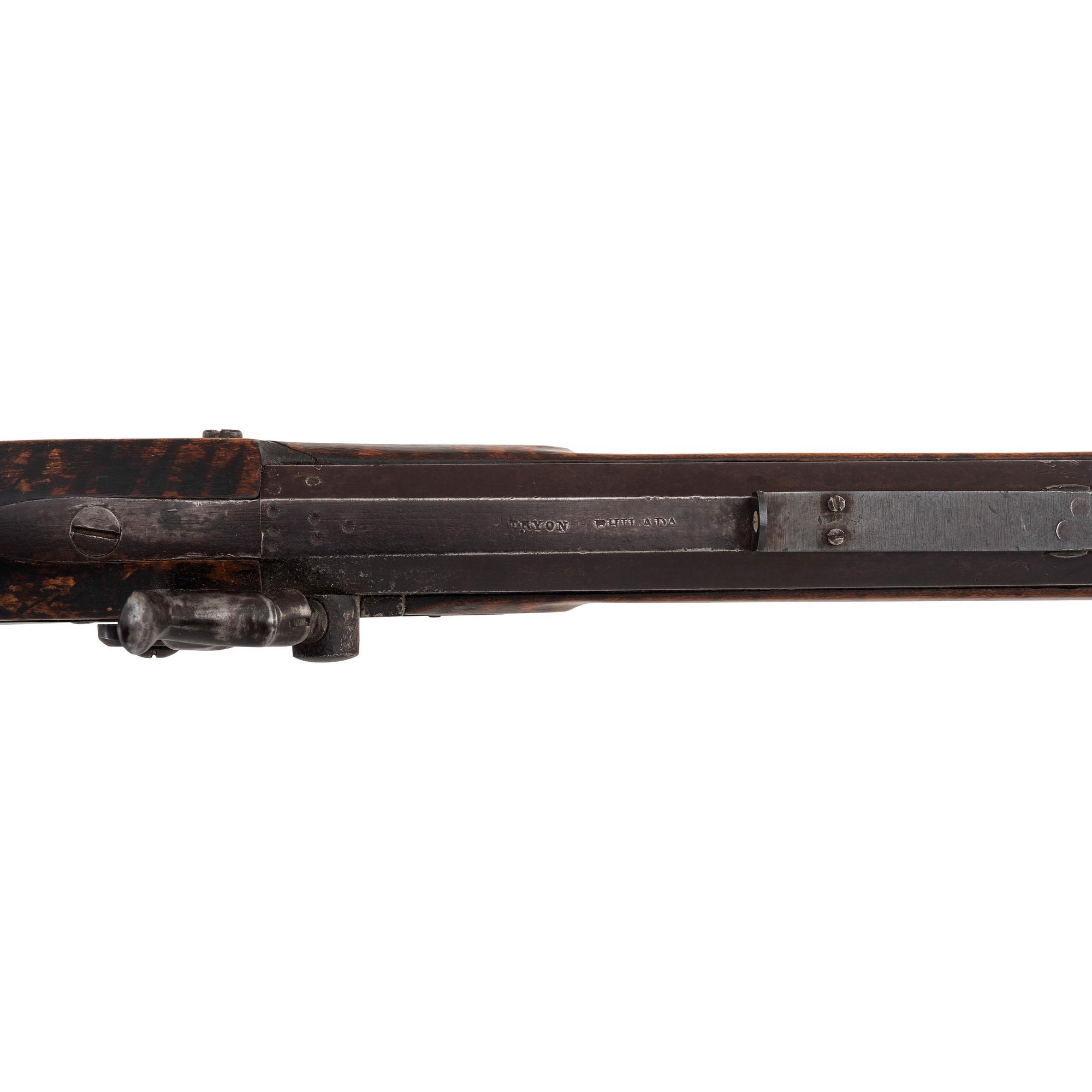 Fullstock Percussion Rifle by Tryon of Philadelphia