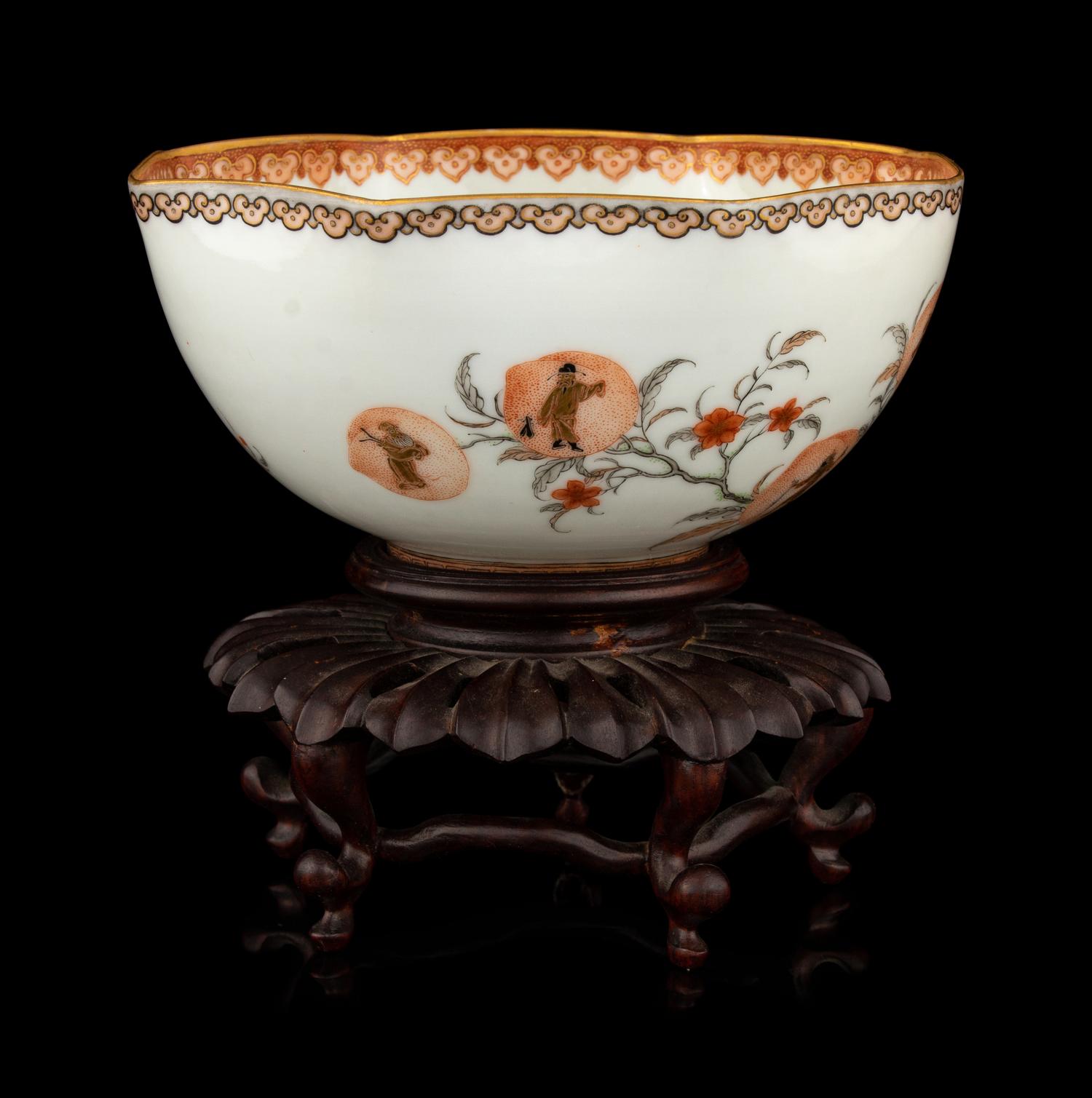 Two Chinese Famille Rose Porcelain Vessels