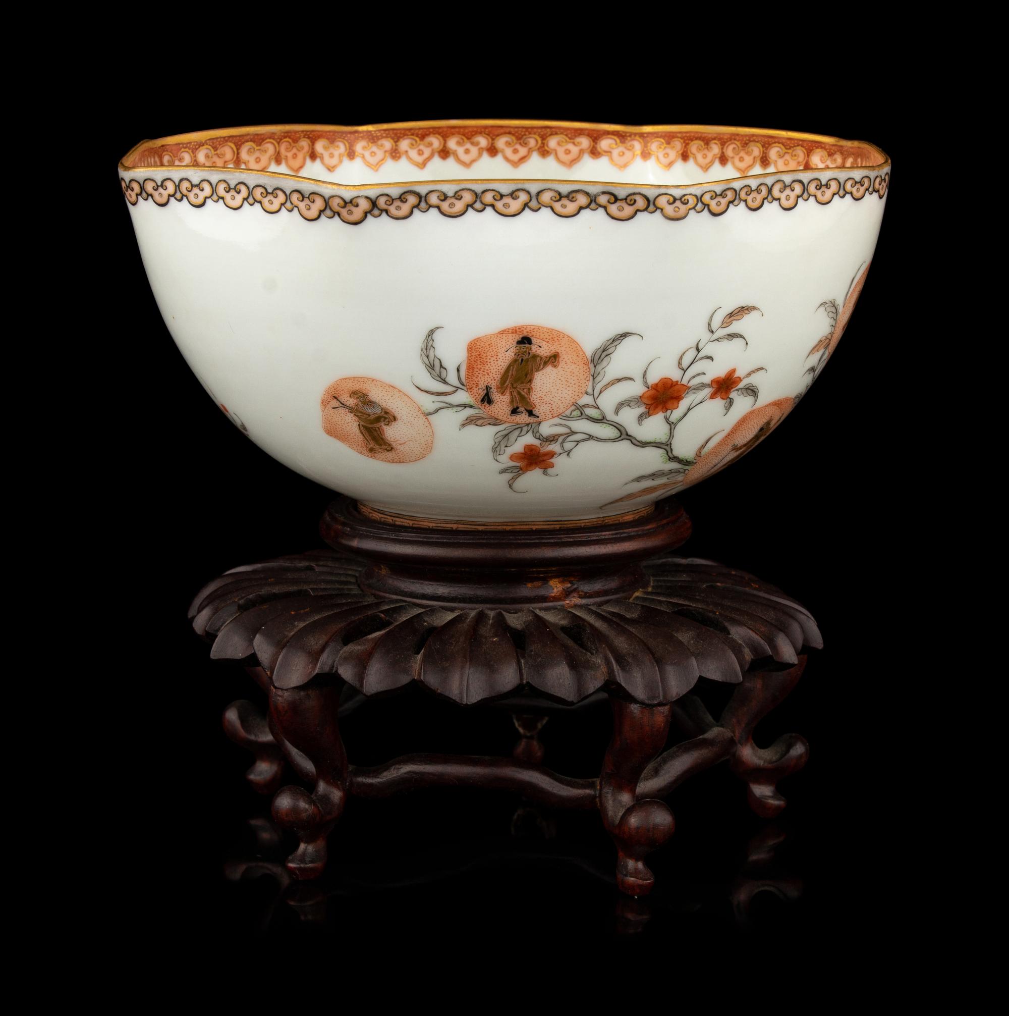 Two Chinese Famille Rose Porcelain Vessels