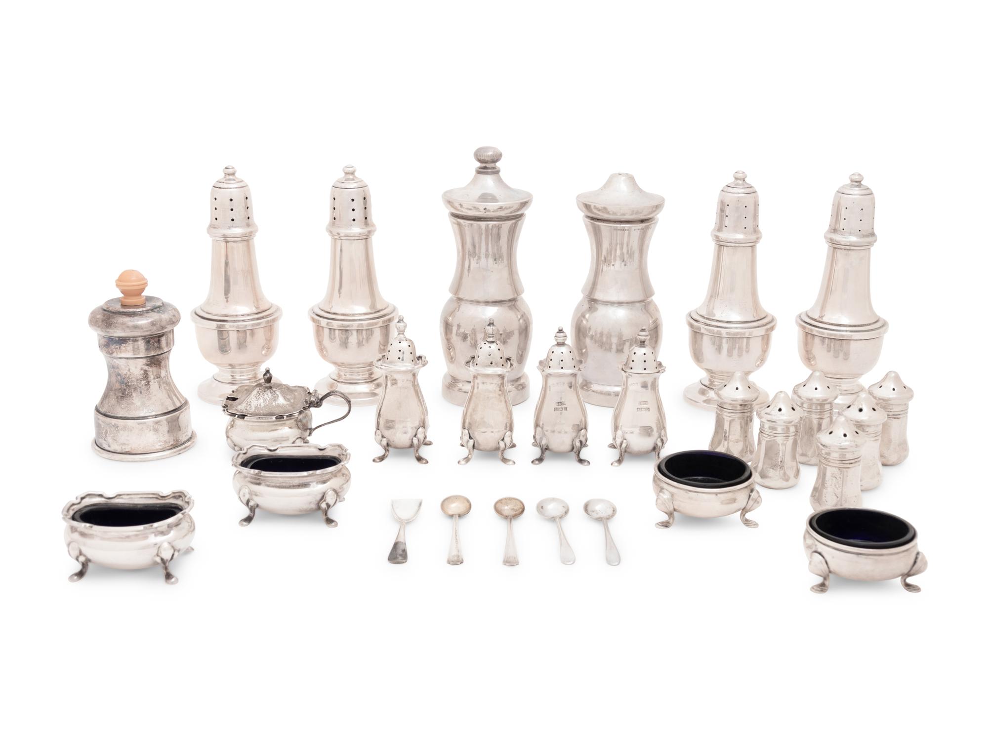A Collection of American and English Silver Table Articles