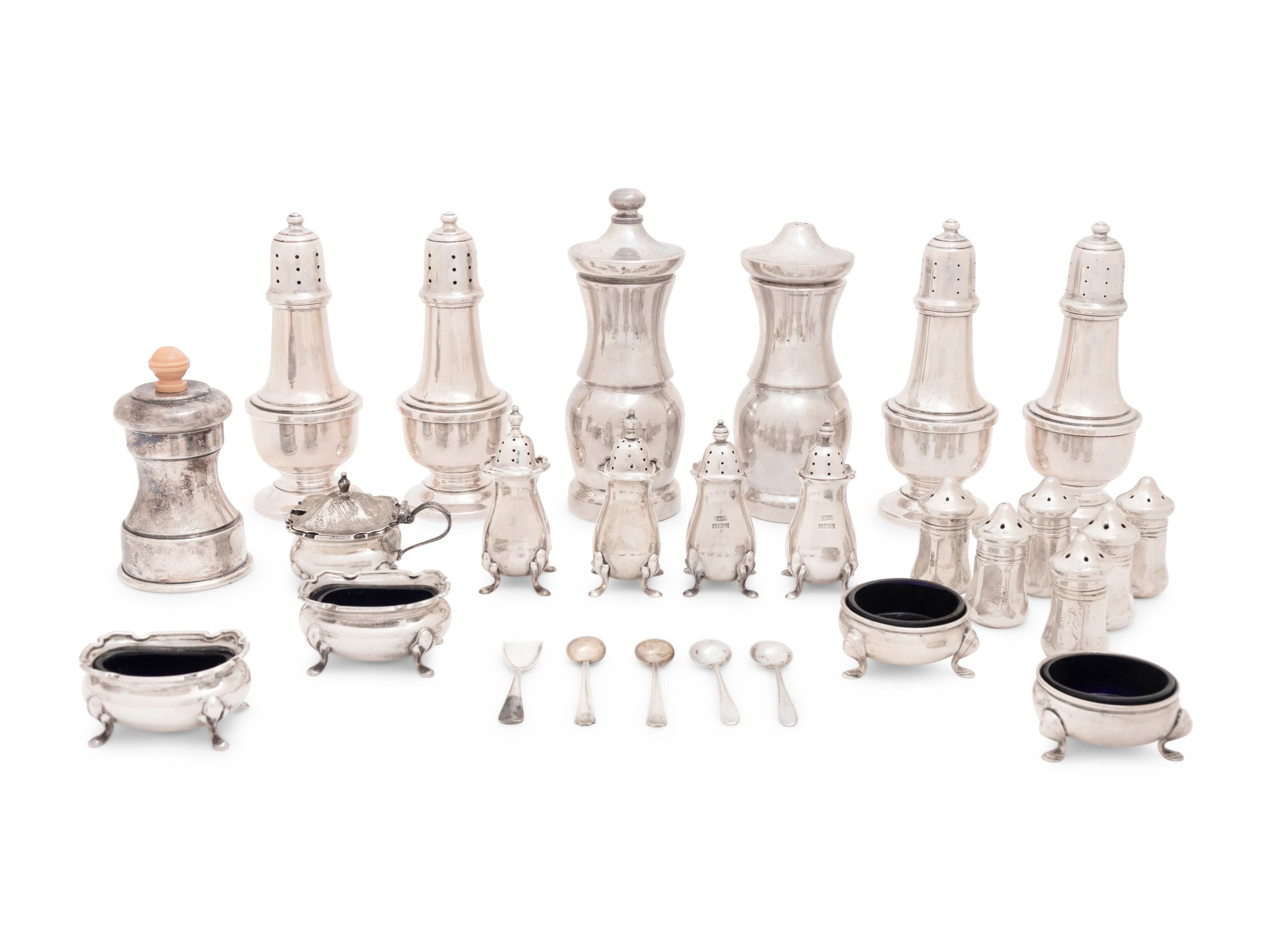 A Collection of American and English Silver Table Articles