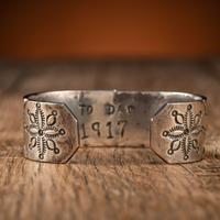 Navajo Stamped Ingot Cuff Bracelet