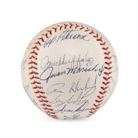 A 1964 San Francisco Giants Team Signed Autograph Baseball Featuring Willie Mays and Multiple Hall of Famers (PSA Letter of Authenticity),