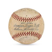 A Multi Signed Autograph Baseball Featuring Joe Medwick and Notables (Beckett Authentication Services Letter of Authenticity)