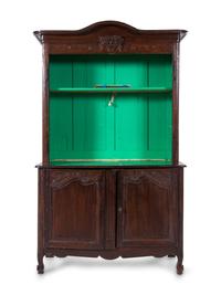 A French Provincial Oak Cabinet