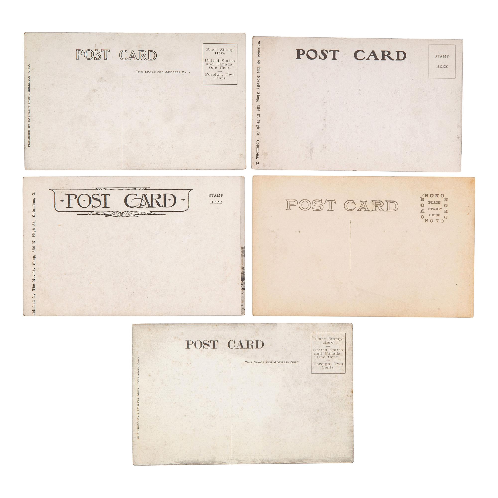 [EARLY PHOTOGRAPHY]. A group of 80 photographs of Columbus, Ohio and Ohio State University, including: