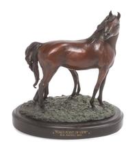 An American Bronze Figural Group Width 9 inches. — H.A. Fadhli (20th century)