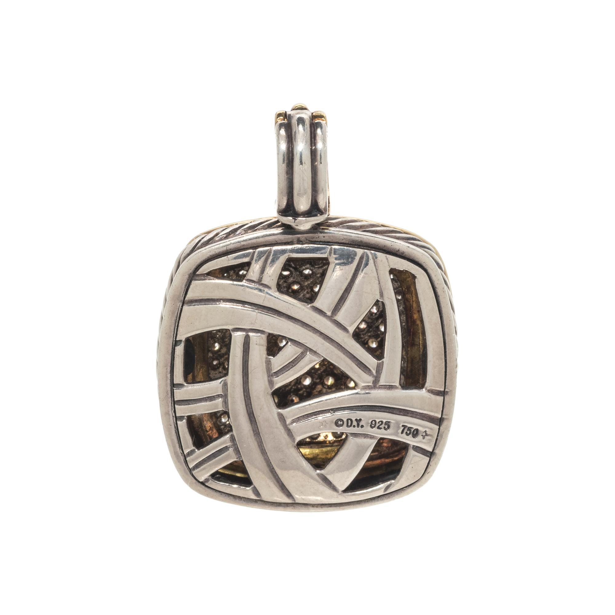 DAVID YURMAN, DIAMOND 'ALBION' PENDANT