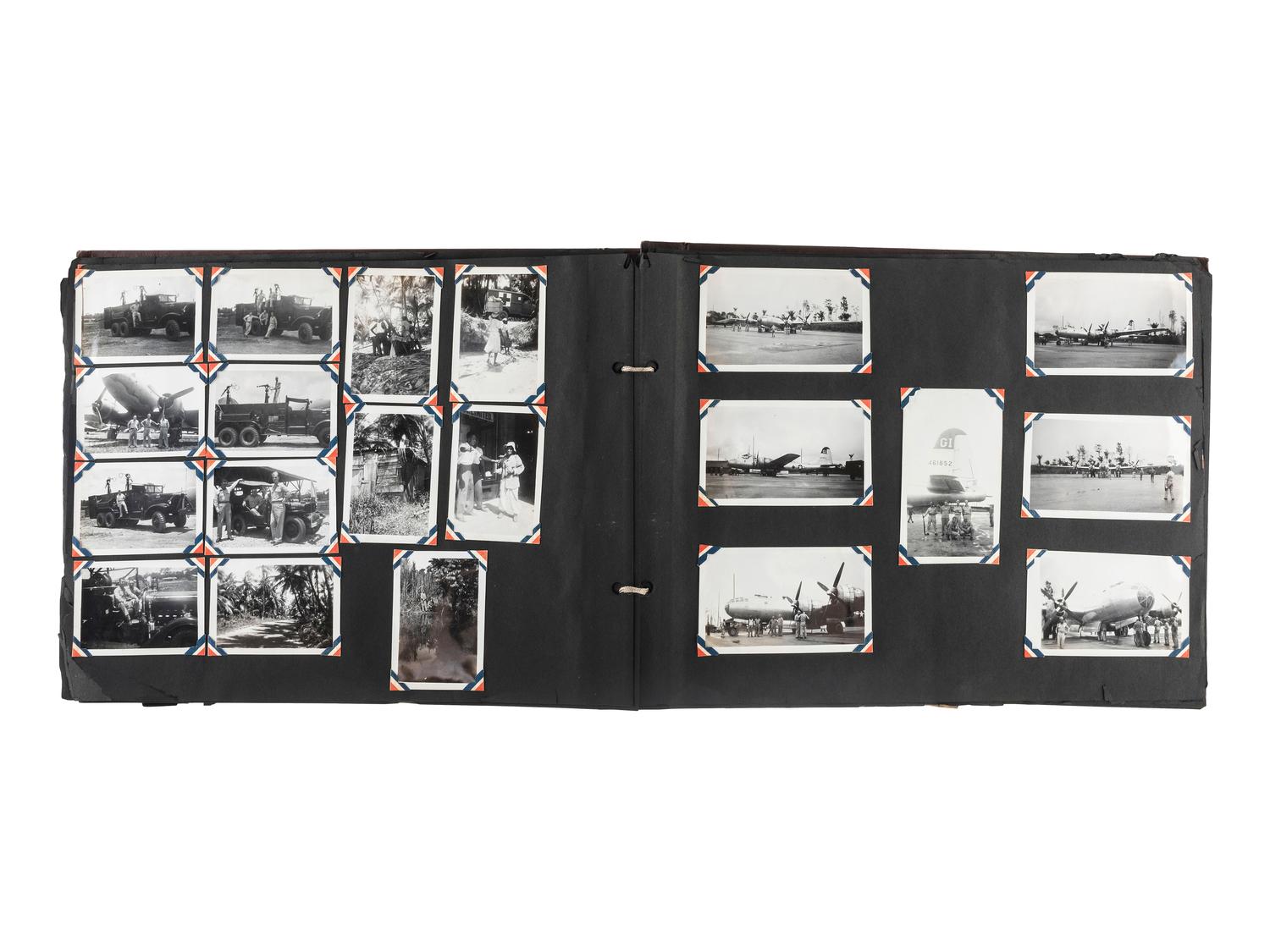 [SPANISH-AMERICAN WAR] -- [WORLD WAR I & II]. A group of photographs and documents involving the Spanish American War through World War I and II, including: