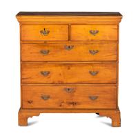 A Chippendale Red Spruce Chest of Drawers