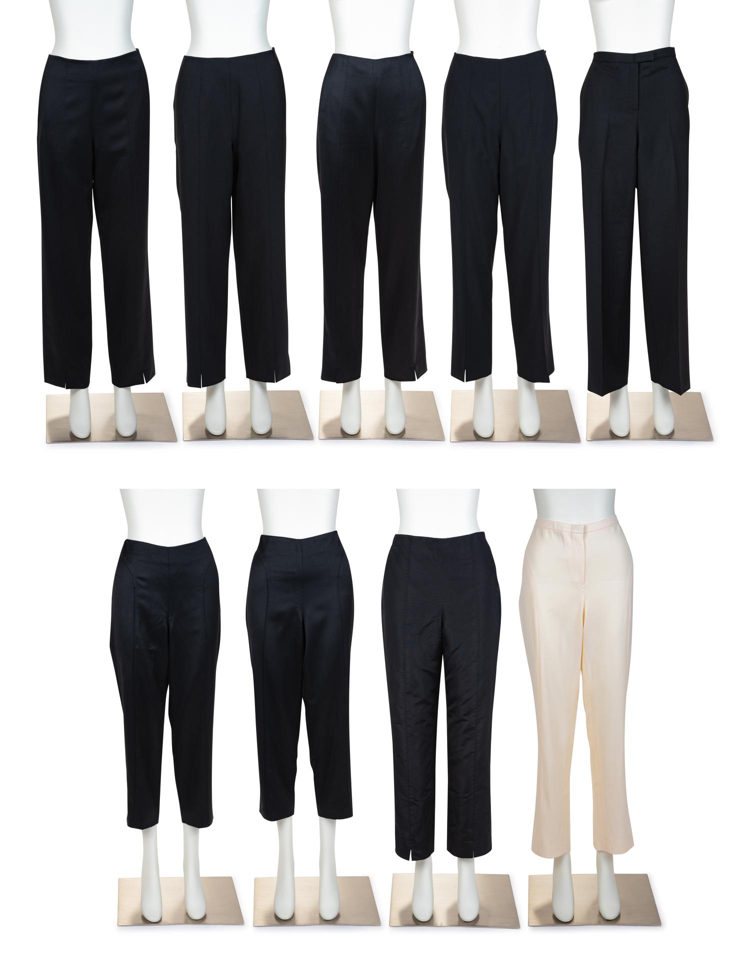 Nine Pairs of Ralph Rucci Pants, 2000-10s