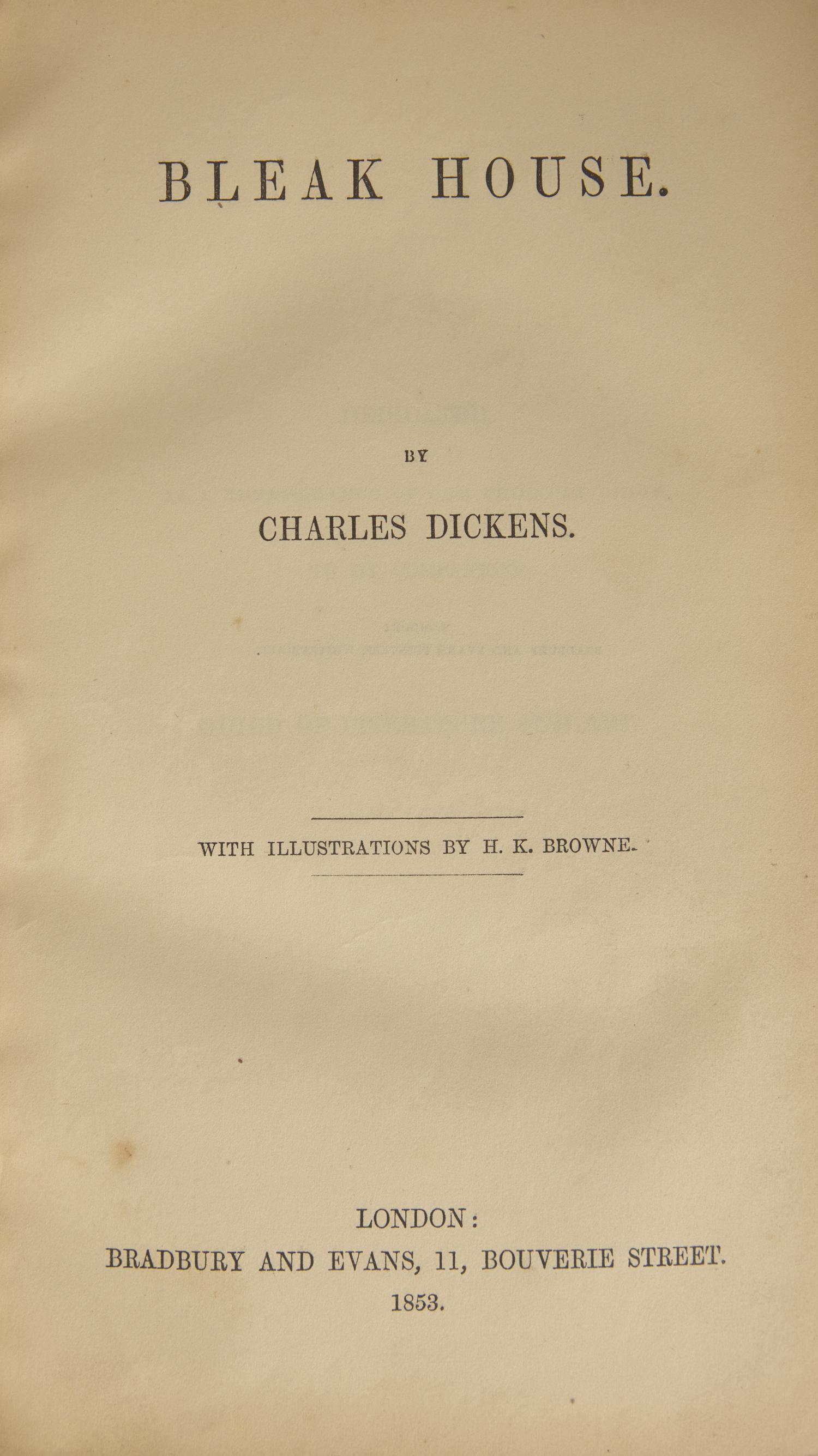 DICKENS, Charles (1812-1870). A group of 5 FIRST EDITIONS, comprising:
