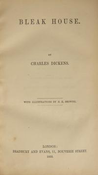 DICKENS, Charles (1812-1870). A group of 5 FIRST EDITIONS, comprising: