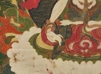 A Tibetan thangka depicting White Tara, 19th century or earlier 白度母唐卡 十九世紀或更早