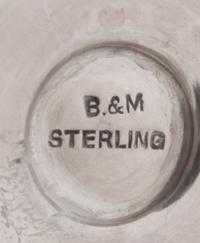 Sixteen American Silver Cordials