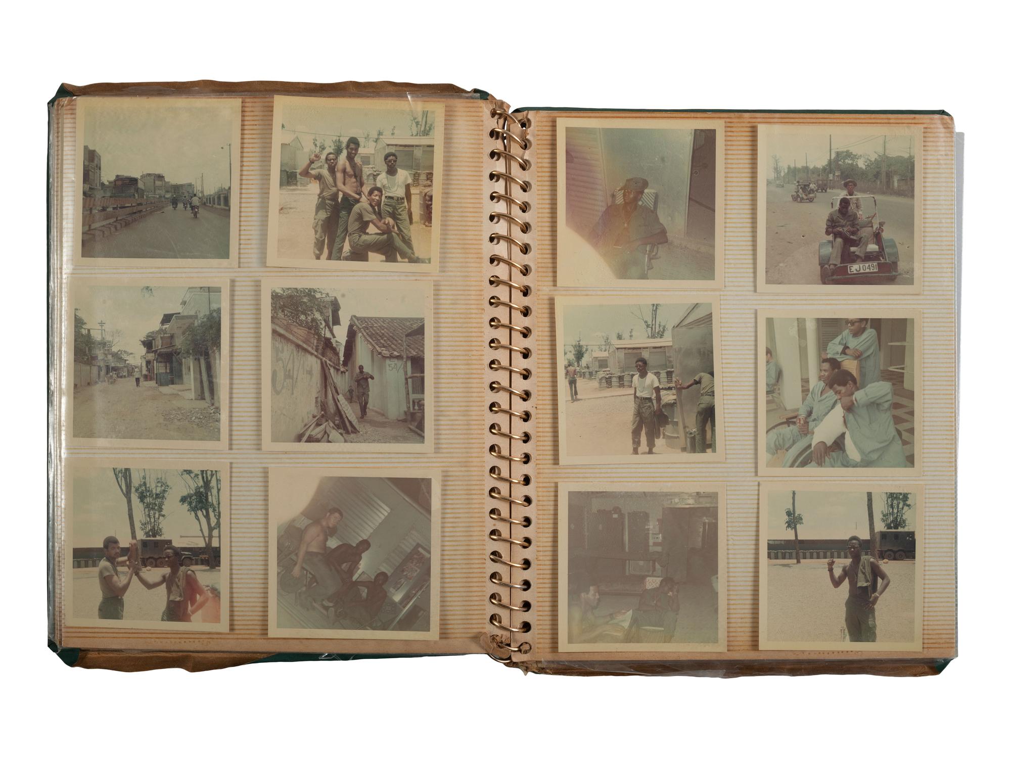 [VIETNAM]. A group of approx. 120 photographs assembled by African American soldier Vernon Clifton Battel, many taken while serving in Vietnam.