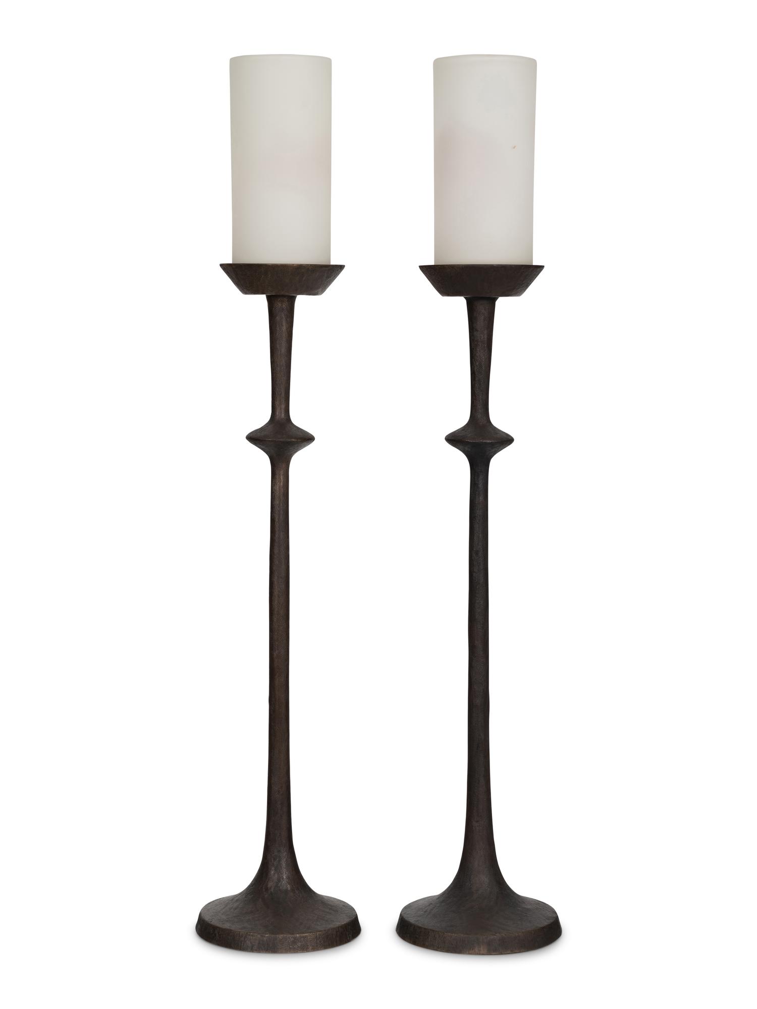 Pair of Alexandra Table Torchieres