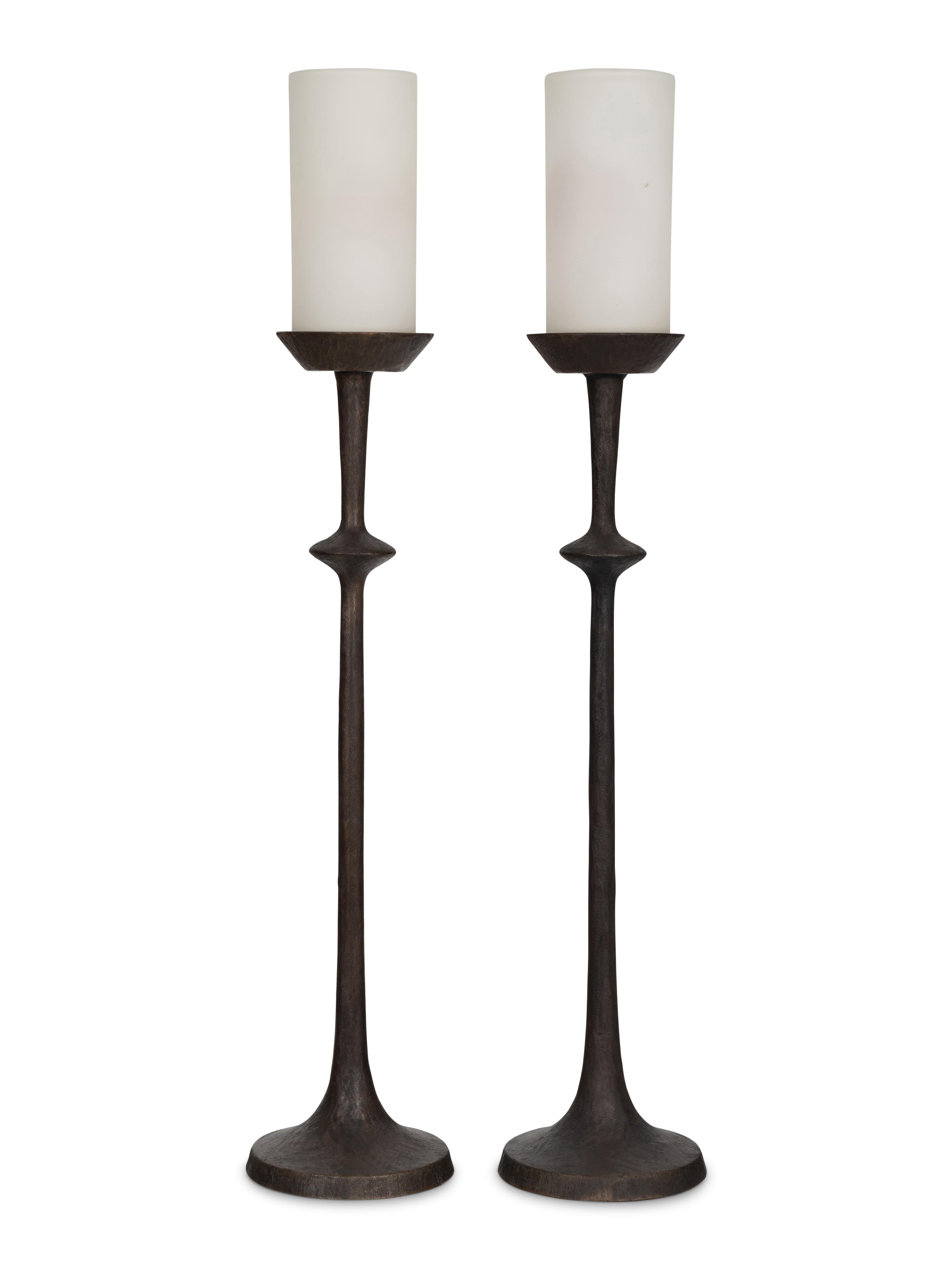 Pair of Alexandra Table Torchieres