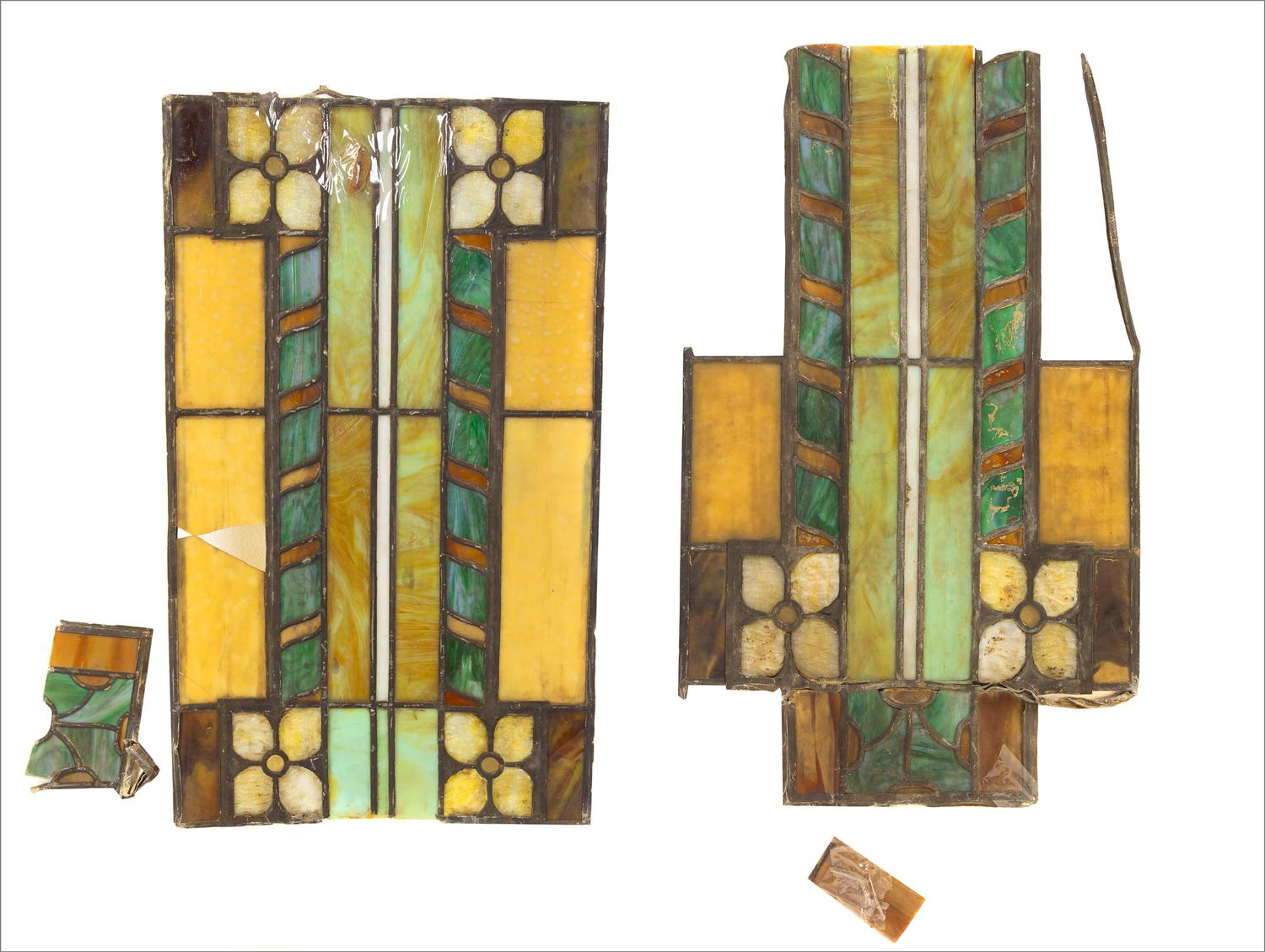 Six Arts & Crafts Leaded Glass Windows
