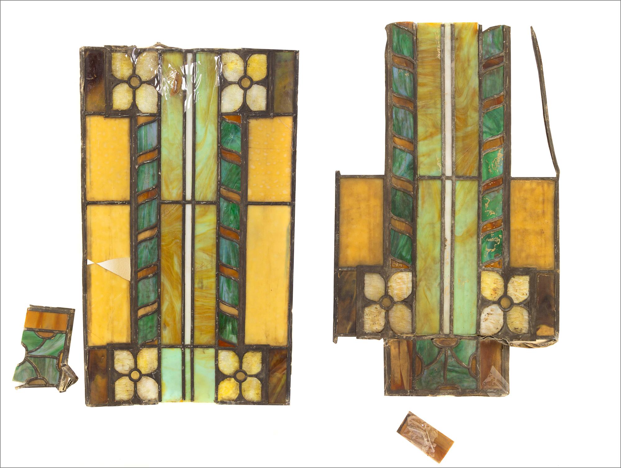 Six Arts & Crafts Leaded Glass Windows