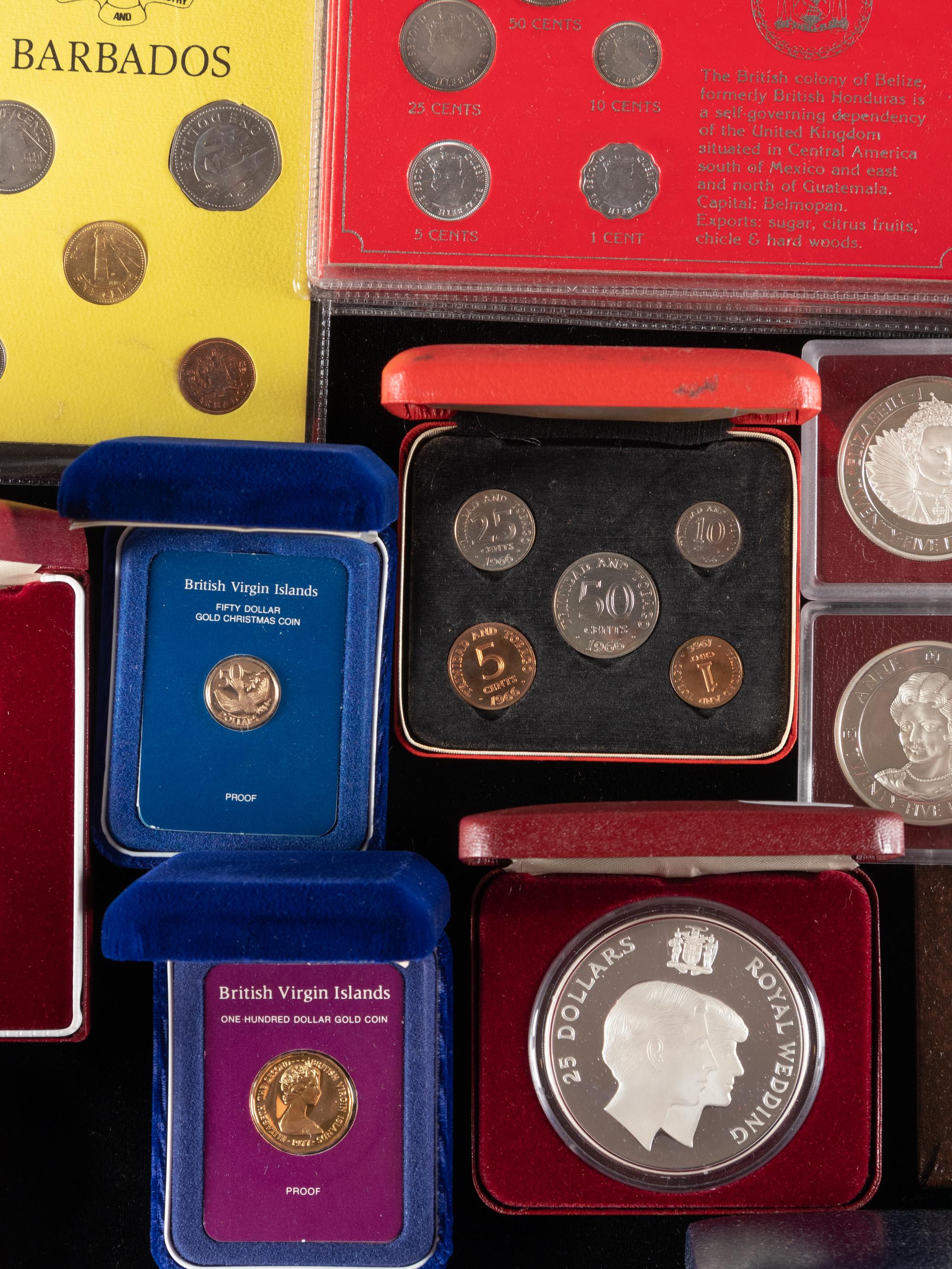 [INTERNATIONAL] A Large Collection of Central American, South American & Caribbean Commemorative Coins and Circulation Sets