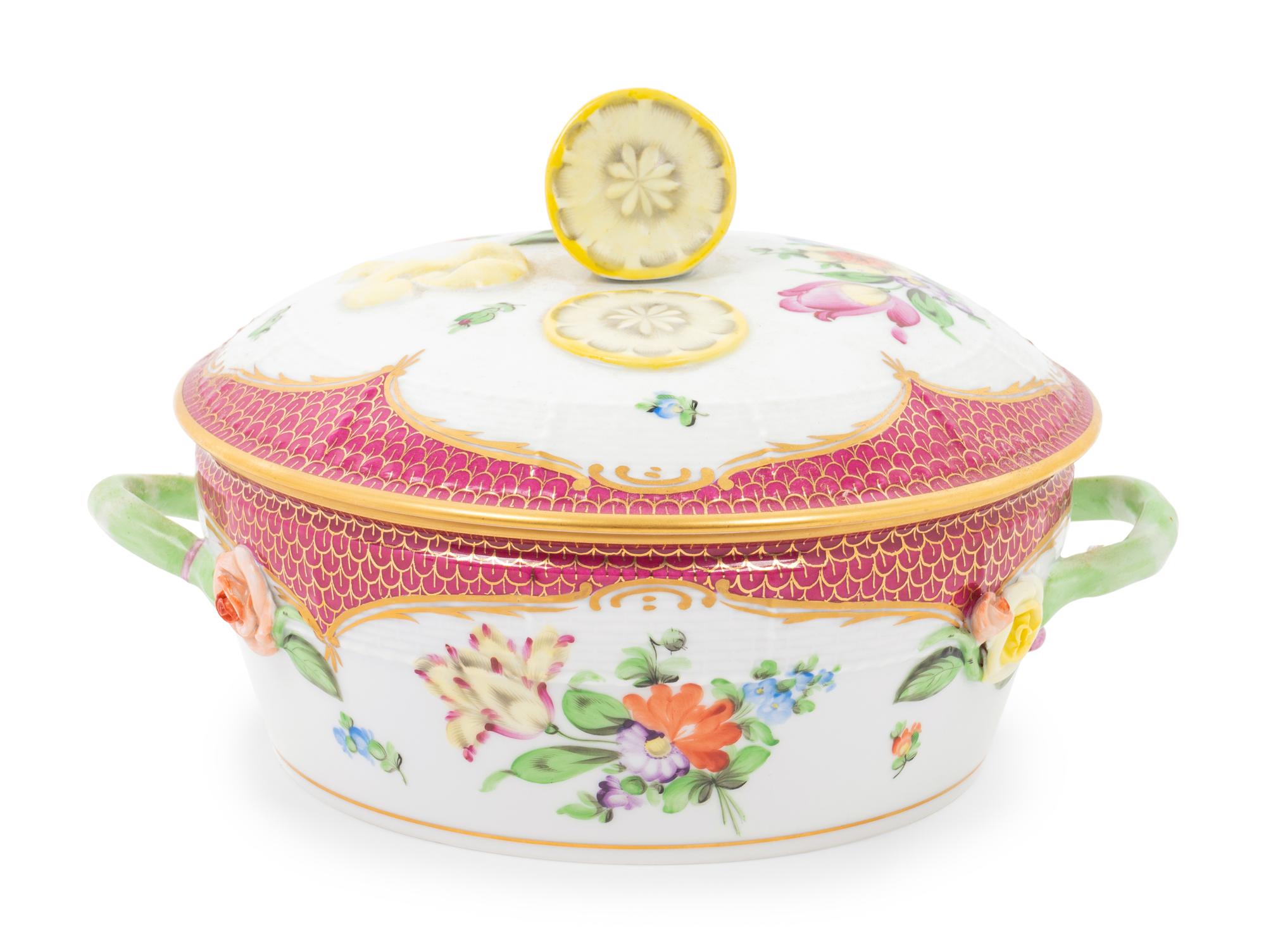 A Herend Porcelain Tureen and Cover