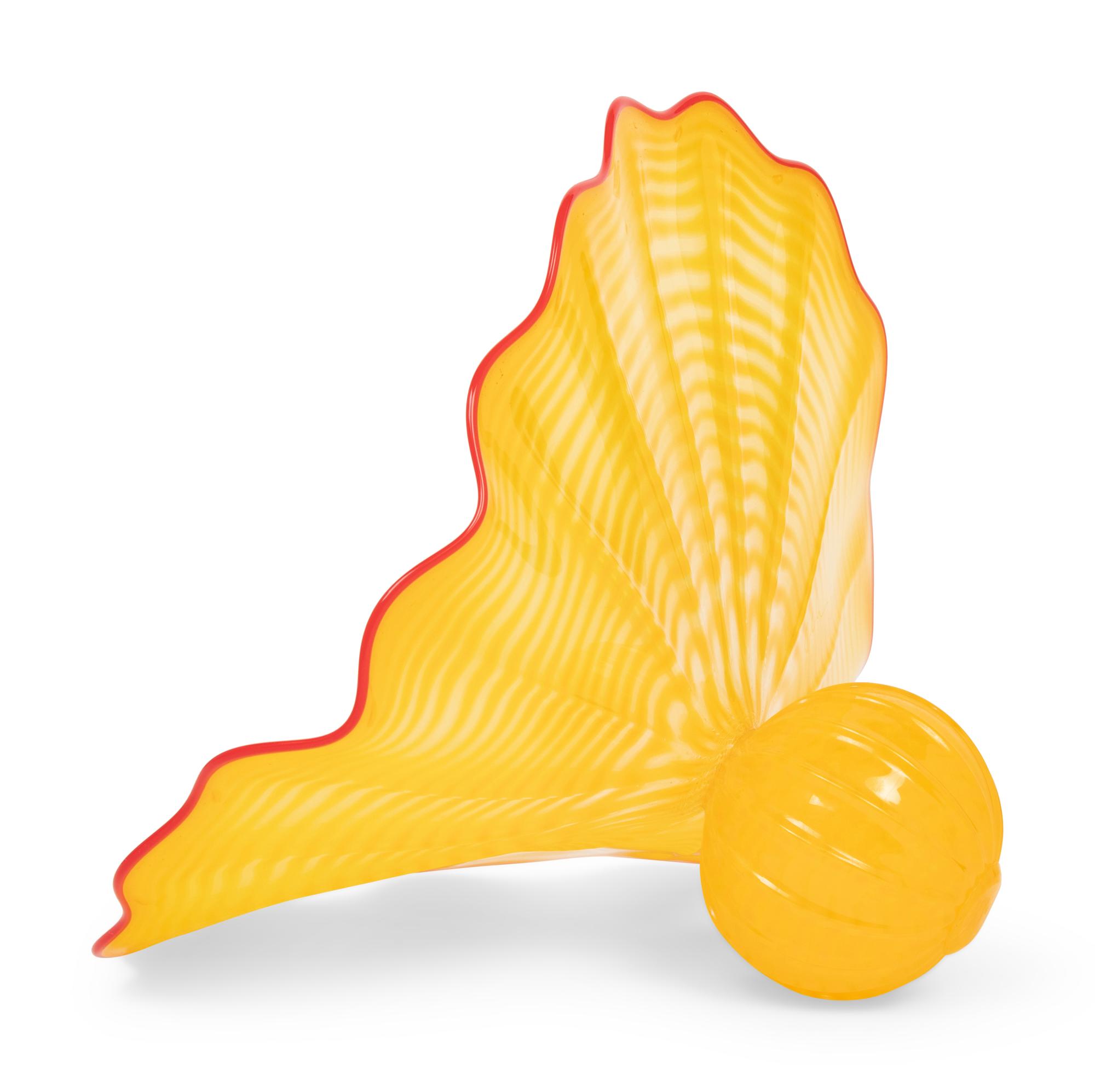 Yellow Persian Seaform with Red Lip Wrap, 1996 Portland Press Editions, USA