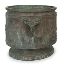 A Chinese Archaic Style Bronze Jardinière