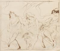 Jules Pascin, (French, 1885-1930), Femmes et enfant, c. 1929