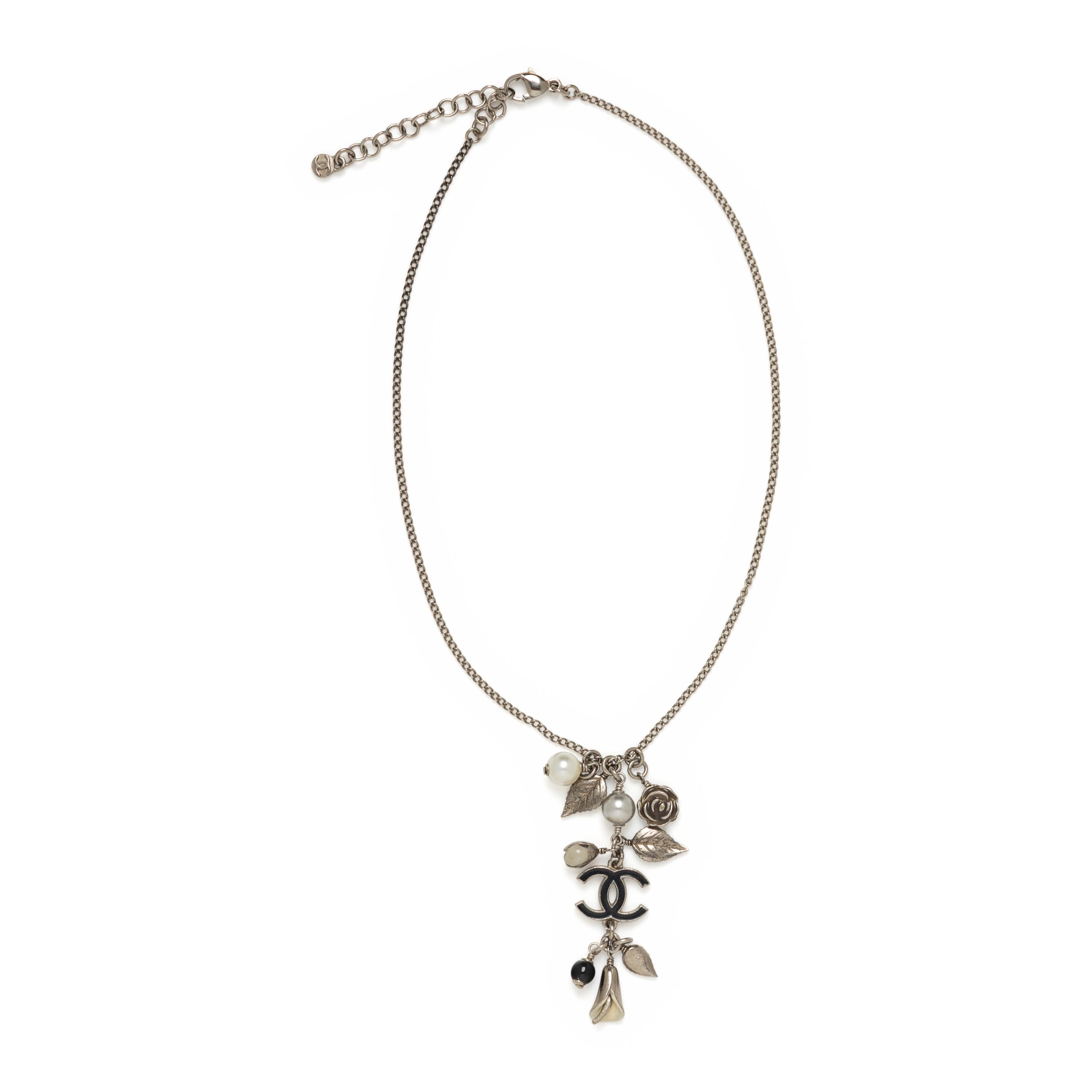 Chanel, Floral Charm Necklace