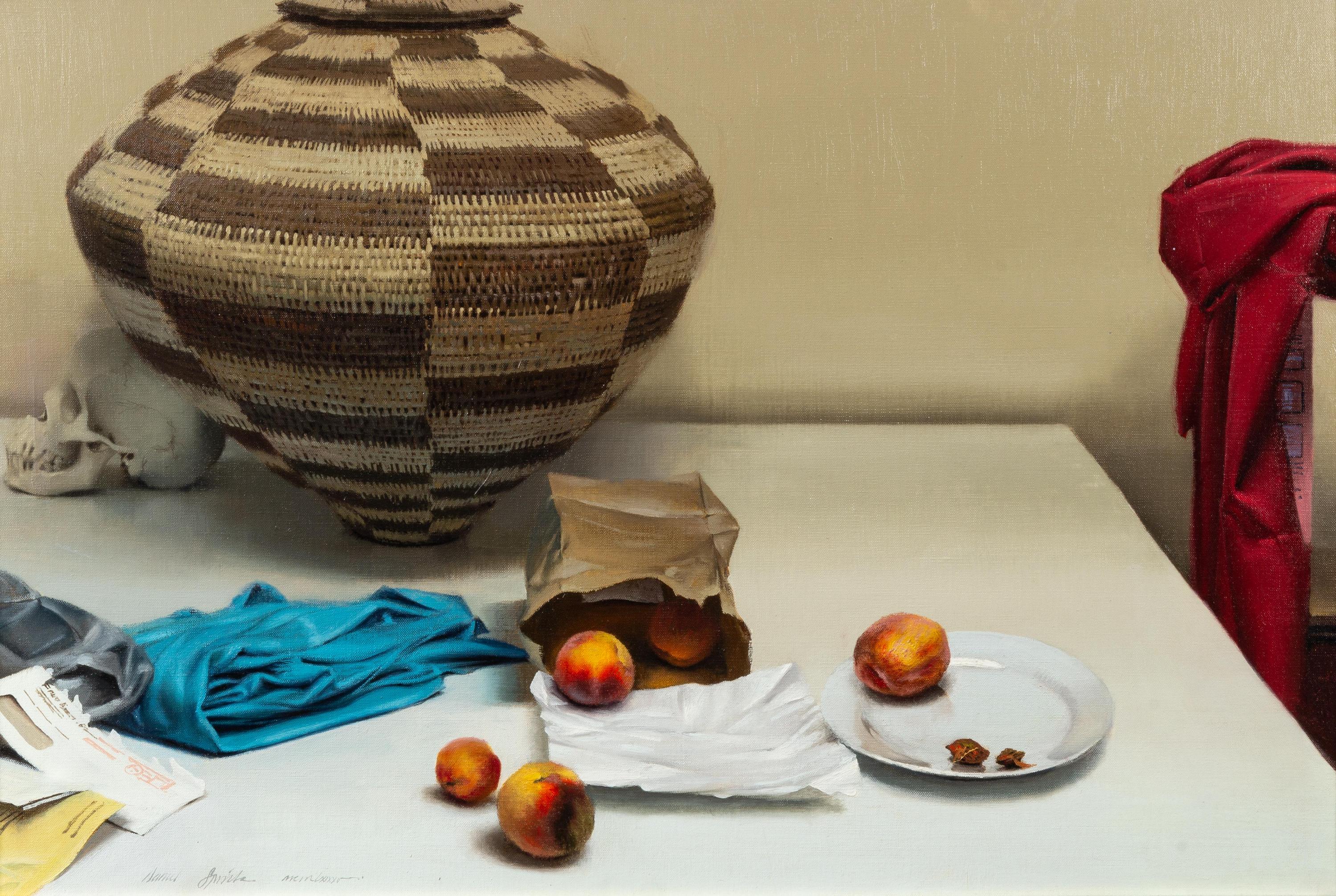 Botswana Basket and Peaches