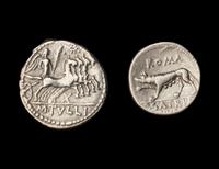 [ANCIENT] ROMAN REPUBLIC. Ar Denarius (3.7 g and 3.9 g) , two coins.