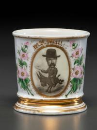 A Politician's Porcelain Occupational Shaving Mug