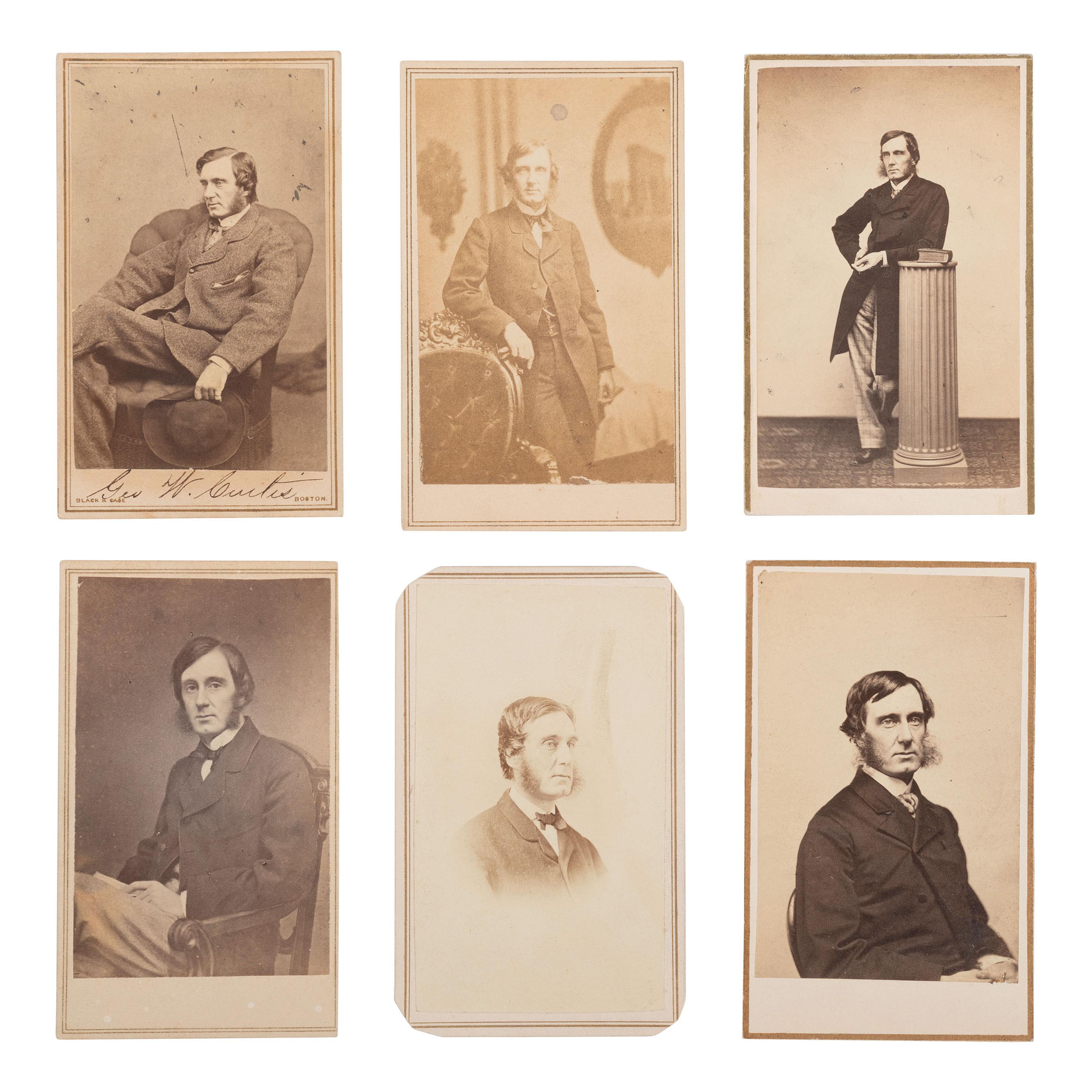 [Americana] G roup of 20 items related to writers and publishers including George Curtis, Marcus Pomeroy, and the Harper Brothers
