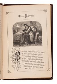 Poe, Edgar Allan (1809-1849). The Raven. Illustrated . New York: W. Jennings Demorest, n.d. [1870].