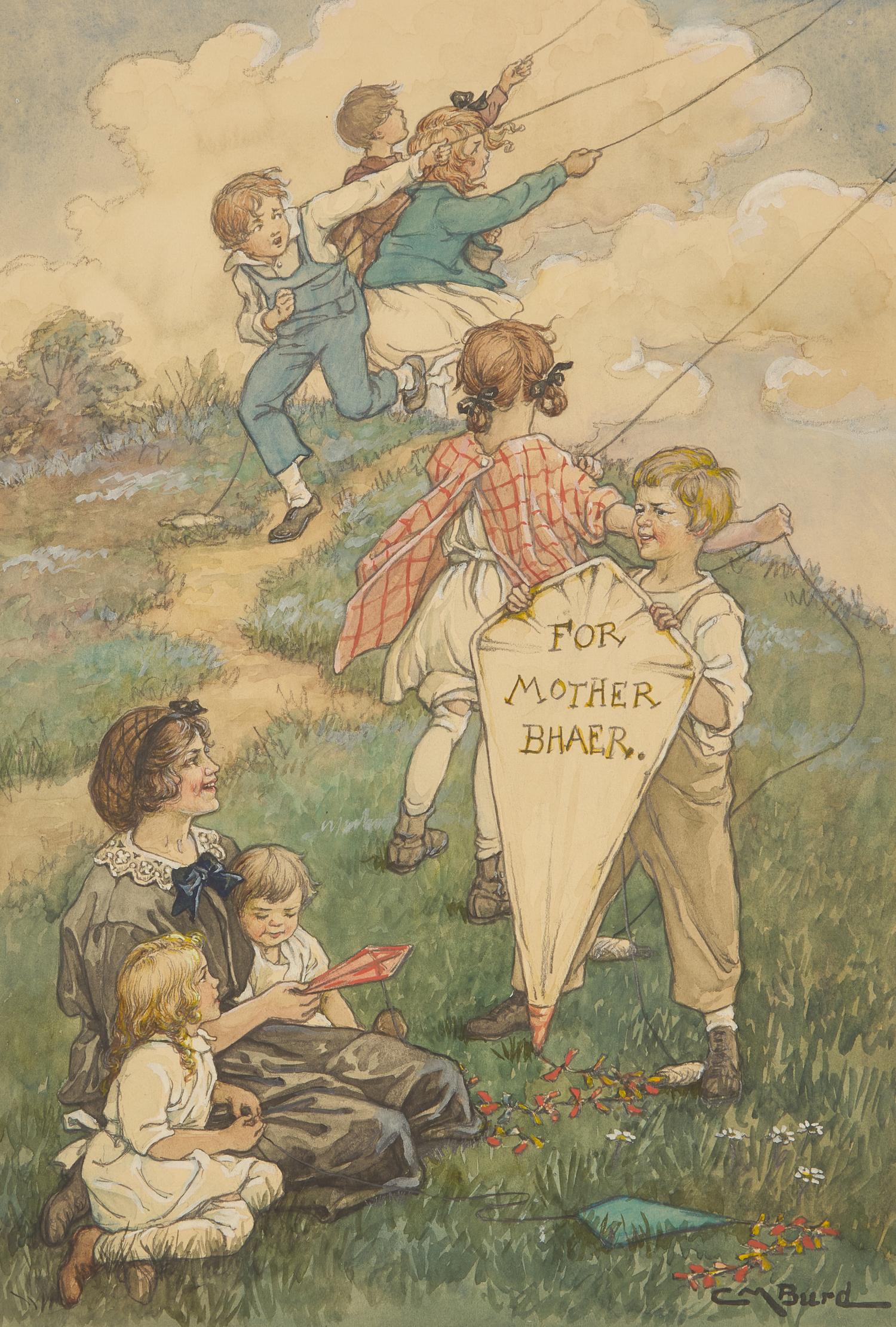 Little Men, Demi Appeared with a Huge Kite, on Which was Printed 'For Mother Bhaer,' 1928