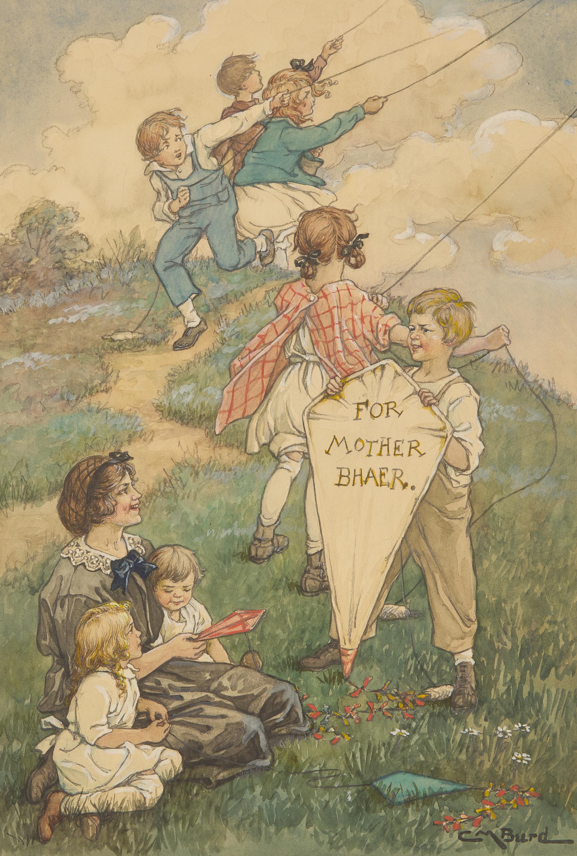 Little Men, Demi Appeared with a Huge Kite, on Which was Printed 'For Mother Bhaer,' 1928