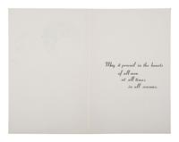[CIVIL RIGHTS]. "Christmas is a Time of Brotherly Love." 20 unused Christmas cards featuring African American and white subjects. No. Brunswick, NJ: Harrowsmith, Inc., ca 1970.