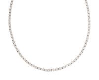 TIFFANY & CO., DIAMOND AND PLATINUM 'VICTORIA' NECKLACE