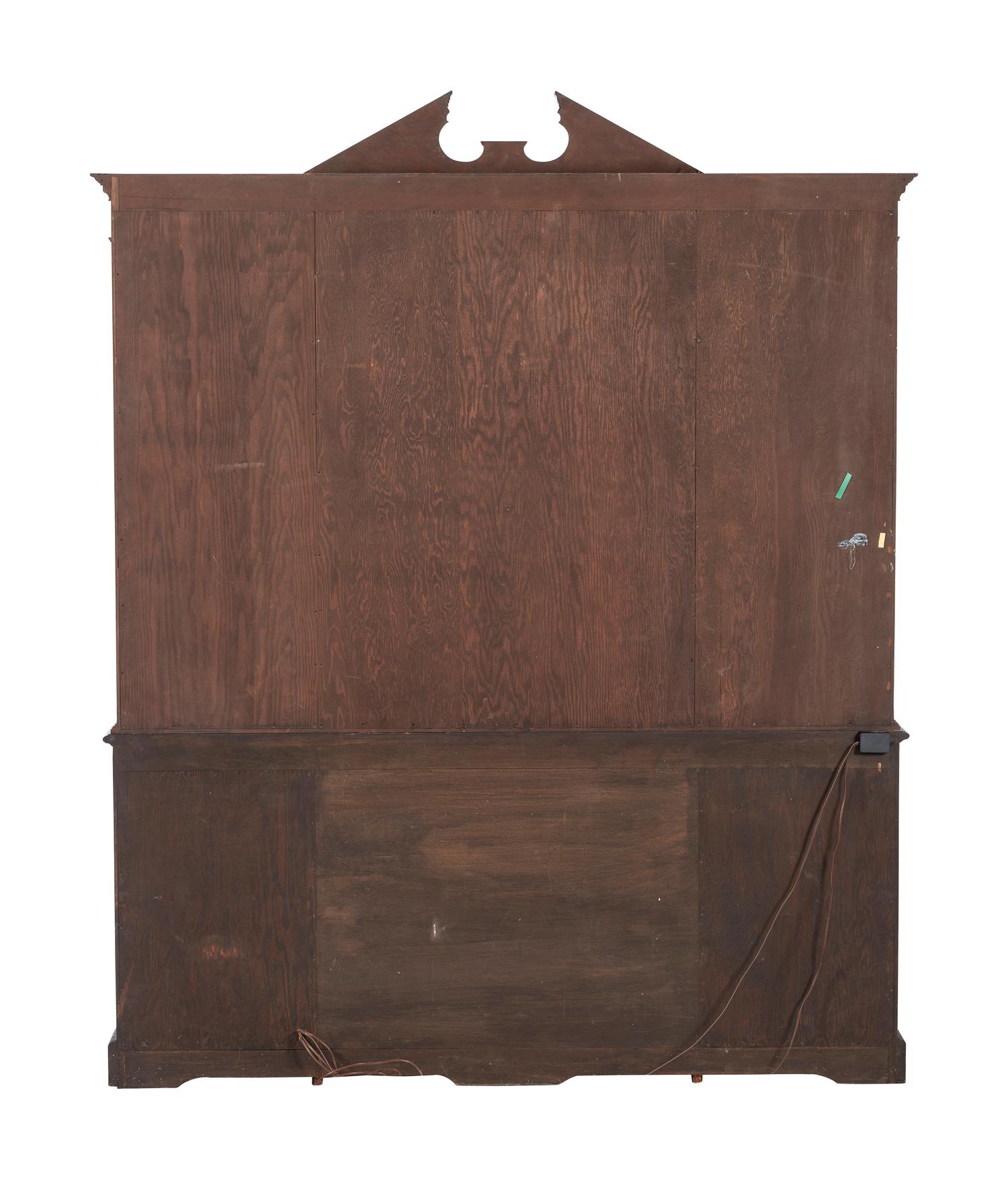 A George III Style Mahogany Breakfront Bookcase