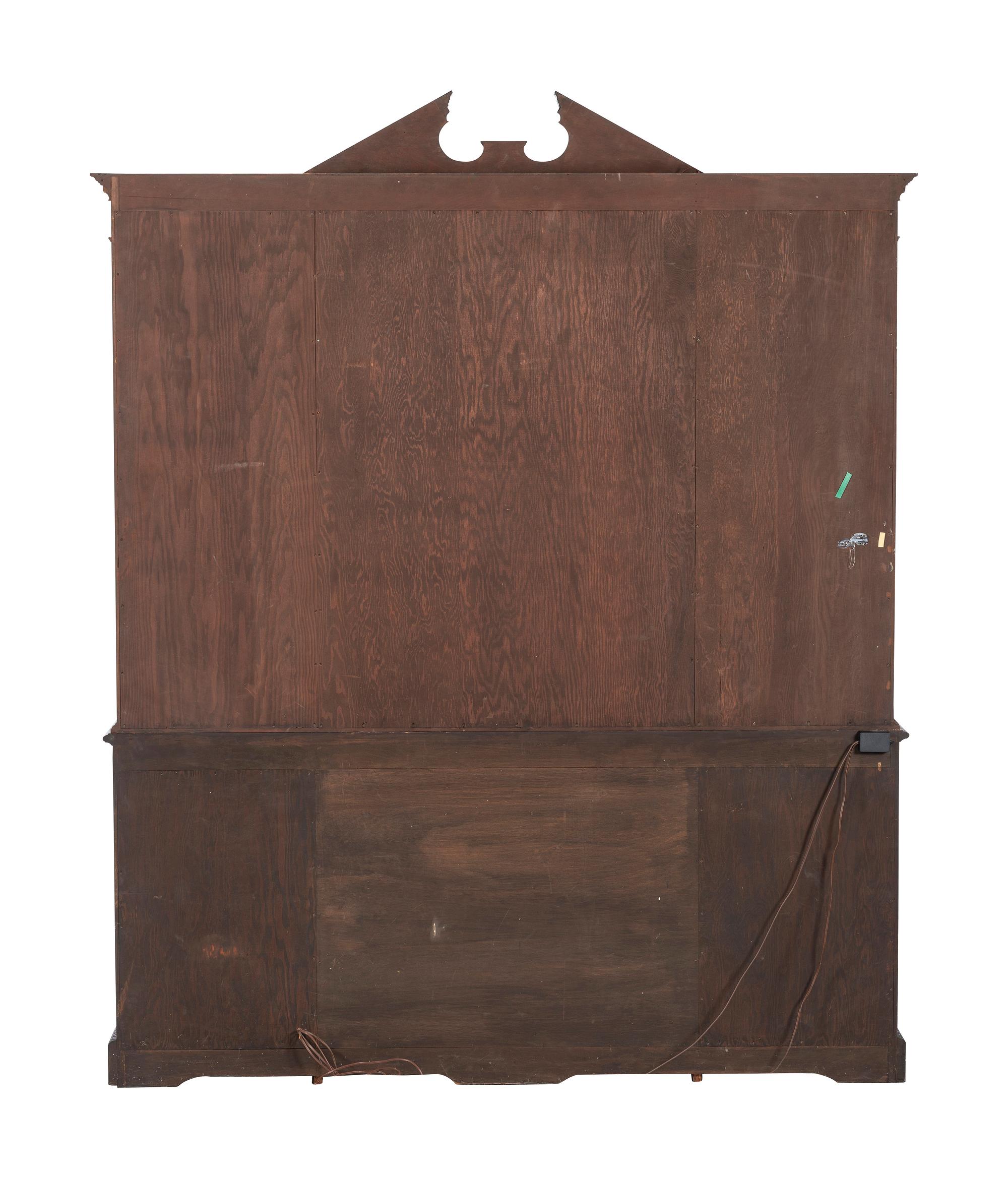 A George III Style Mahogany Breakfront Bookcase