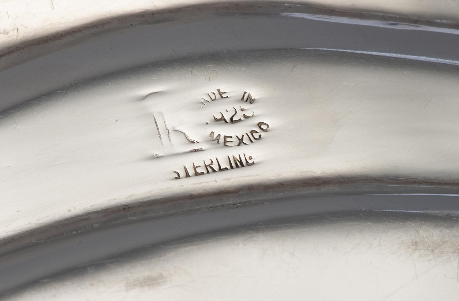 A Pair of Mexican Silver Trays