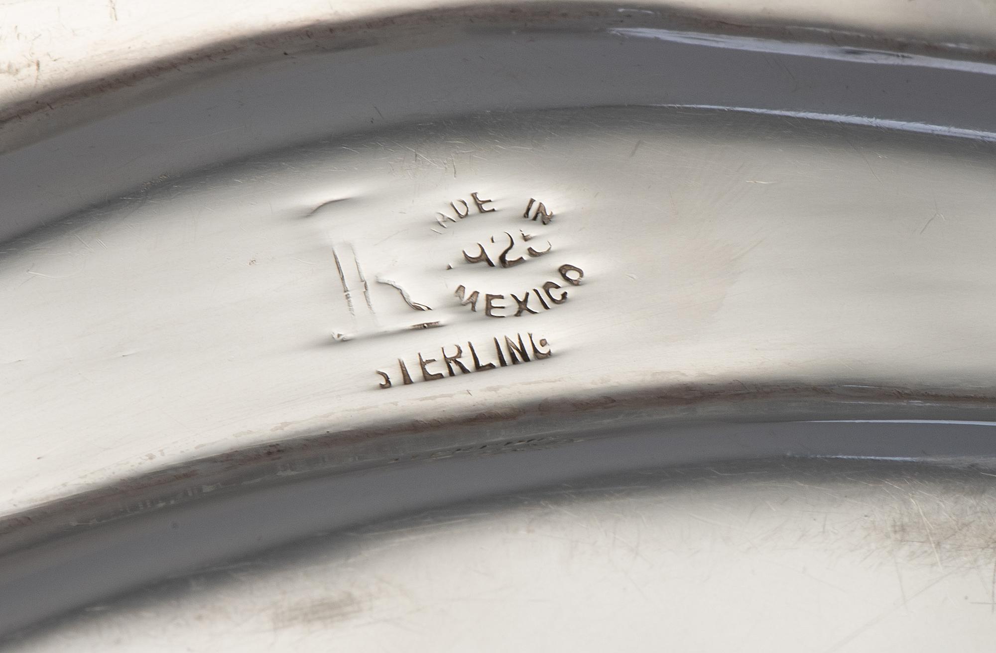 A Pair of Mexican Silver Trays