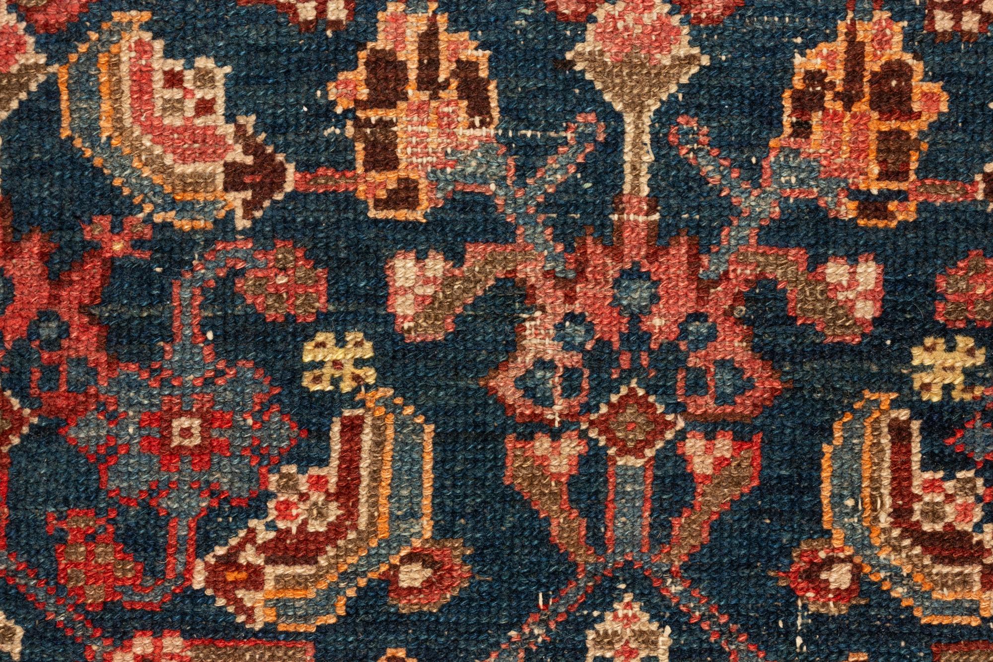 Three Hamadan Wool Rugs and a Heriz Wool Runner