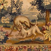 A Framed Continental Tapestry Panel