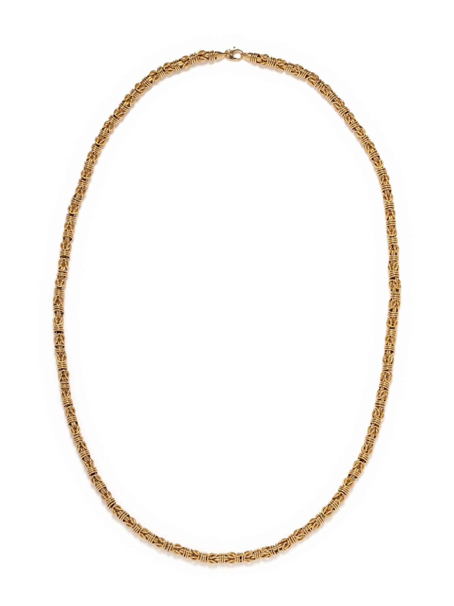 YELLOW GOLD LONGCHAIN NECKLACE