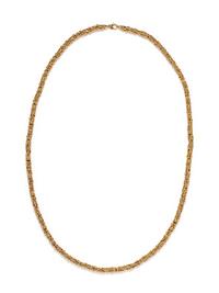 YELLOW GOLD LONGCHAIN NECKLACE